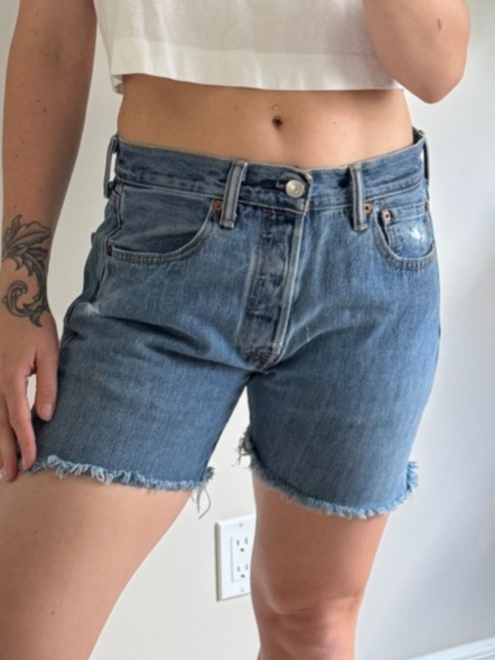 Levi's Cut Off Denim Shorts